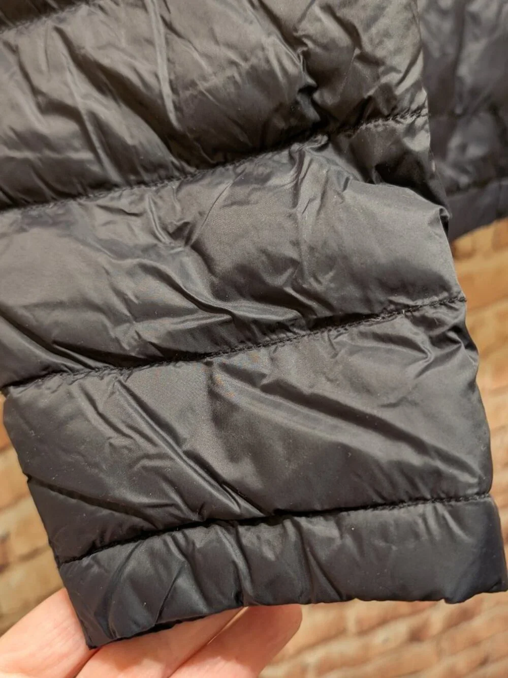 Michael Kors Packable Quilted Puffer Down Jacket w/ Burgundy Lining Size Medium